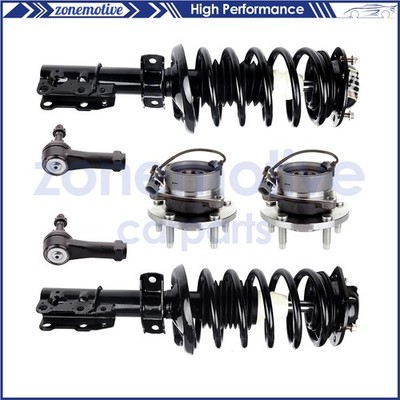 Front Complete struts Wheel Bearing Outer Tie rod For 2005-2006 Pontiac Pursuit