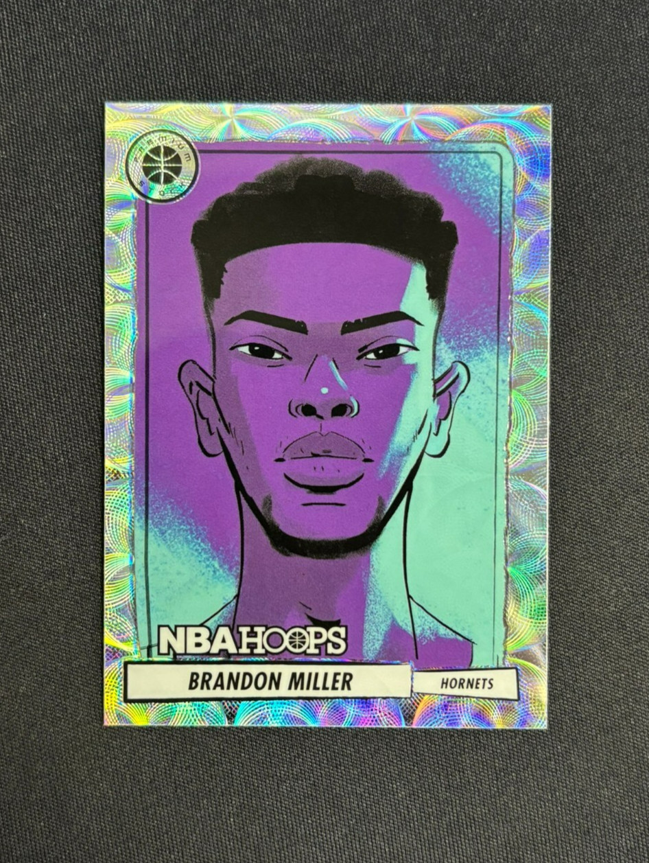 2023-24 Panini NBA HOOPS Premium Brandon Miller Presentations Case Hit #16 RC
