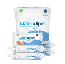 WaterWipes Sensitive+ Newborn & Baby Wipes, 3-In-1 Cleans, Cares, Protects, 9...