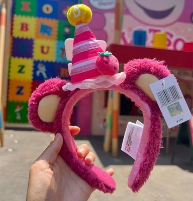 Shanghai Disney Lotso Ears Headband 8th Anniversary Limited 2024New