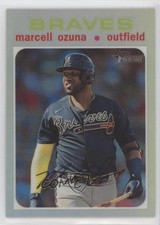 2020 Topps Heritage High Number Chrome Refractor 460/571 Marcell Ozuna 10k8