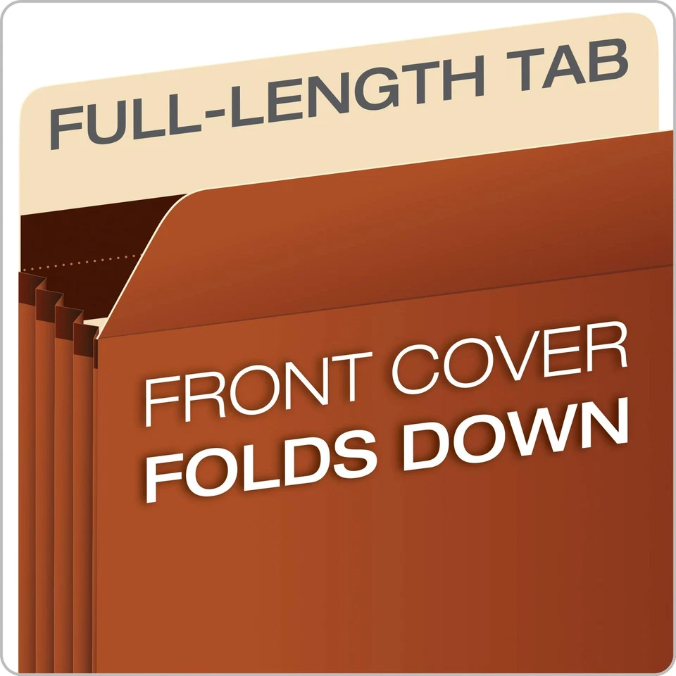 Expanding Accordion File Pockets, Extra Durable, Expands 3.5", Letter Size, R... - Image 4 of 4