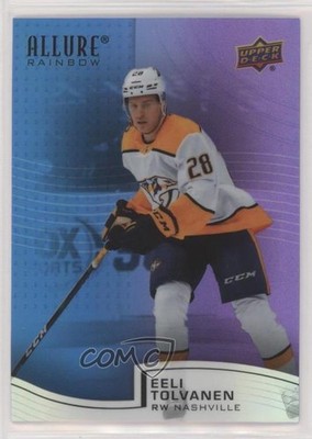 2021-22 Upper Deck Allure Rainbow Blue Purple 37/199 Eeli Tolvanen #R-57 7i2