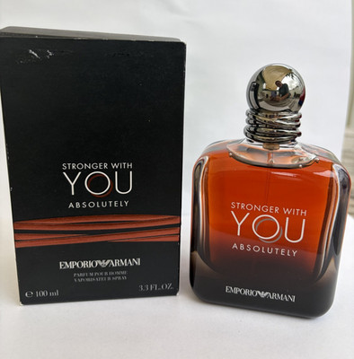 Emporio Armani Stronger With You Absolutely Parfum 3.3 oz 100ml Men New Unsealed