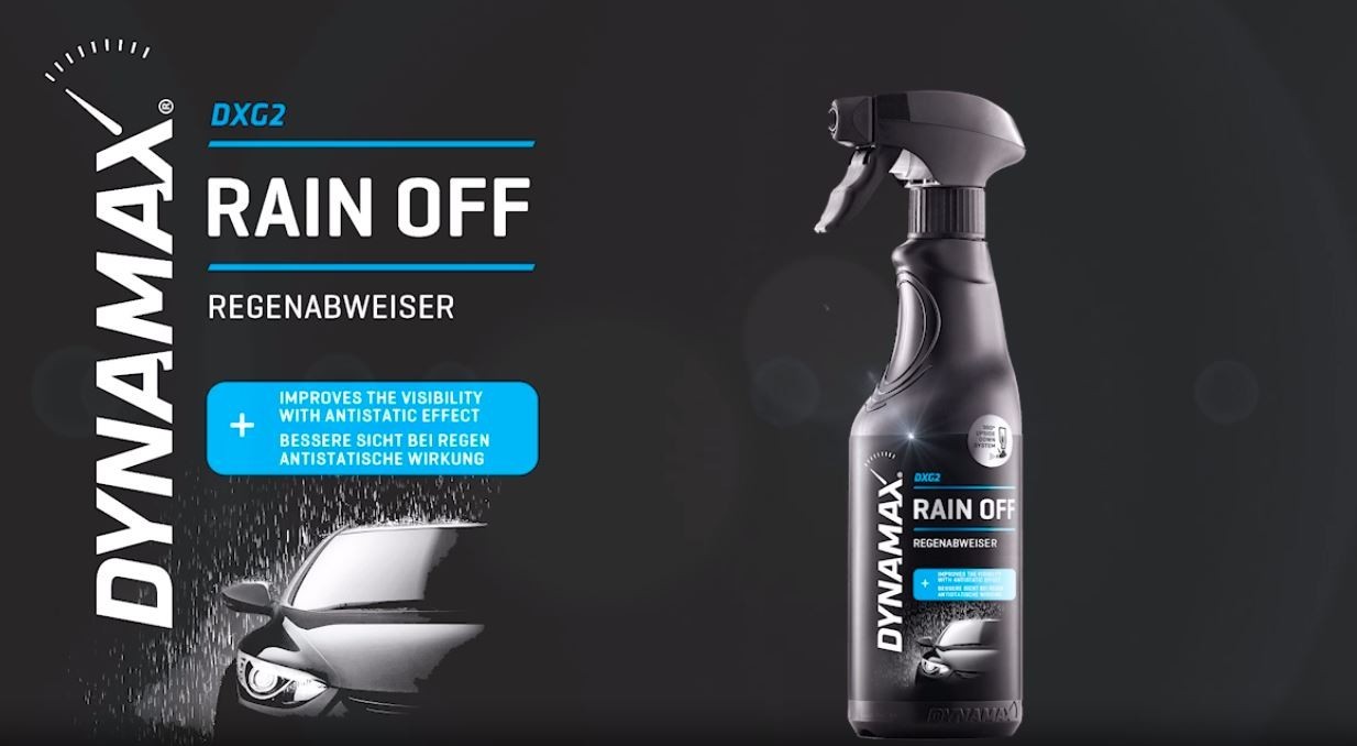 DYNAMAX Rain Off Windscreen Cleaner Rain Repellent Car NANO Technology 500mL