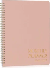 Beautiful 2026-2027 Monthly Planner and Calendar Book - To Do List Notebook That
