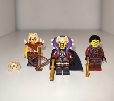 LEGO Ninjago Meister Chen, Clouse, Zugu ( njo126, njo112, njo125)