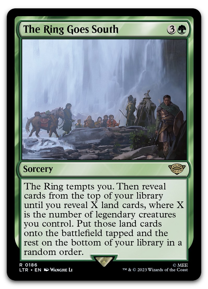 The Ring Goes South #186 (NM) Lord of the Rings LTR Magic MTG