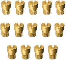 Strongthium Carburetor Main Jet Kit for Nibbi Keihin CVK PE PZ GY6 130# ~162# 