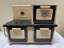 Vtg MCM Pressed Steel LITTLE LADY Toy Stove Tange Ranges Kingston Child  s Oven