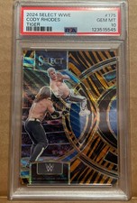 PSA 10 2024 CODY RHODES PANINI SELECT WWE #175 PREMIER TIGER SSP SP GRADED CARD