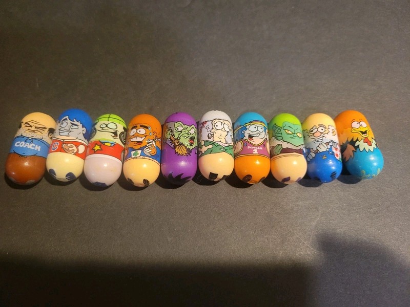 Vintage 2003 Mighty Beanz Series 2 10 Beanz Lot With RARE Beanz, Exact Lot Shown