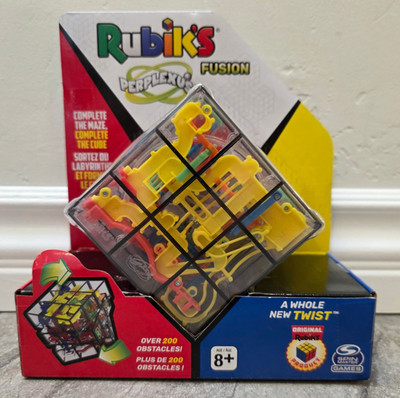 NEW Rubiks Perplexus Fusion 3x3 Gravity 3D Maze Game Brain Teaser Puzzle