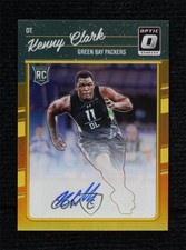 2016 Donruss Optic Gold Signatures 1/10 Kenny Clark #128 Auto tw0