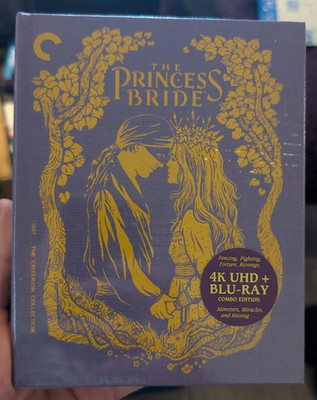 The Princess Bride (1987) The Criterion Collection (Blu-ray + 4K UHD) NEW!!