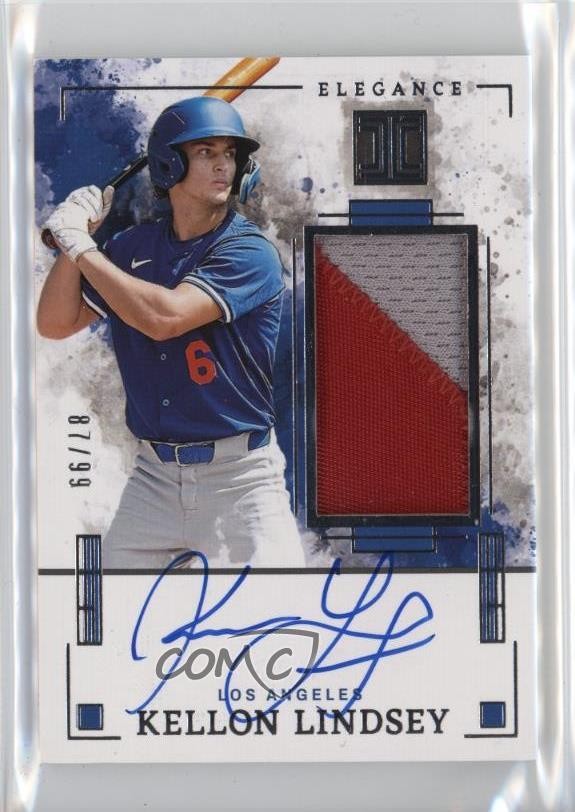 2025 Panini Impeccable Elegance Jersey 87/99 Kellon Lindsey #EJA-KL Auto 4k8