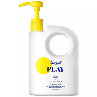 Supergoop! PLAY Everyday Lotion SPF 50 Face & Body Sunscreen 18 FL OZ