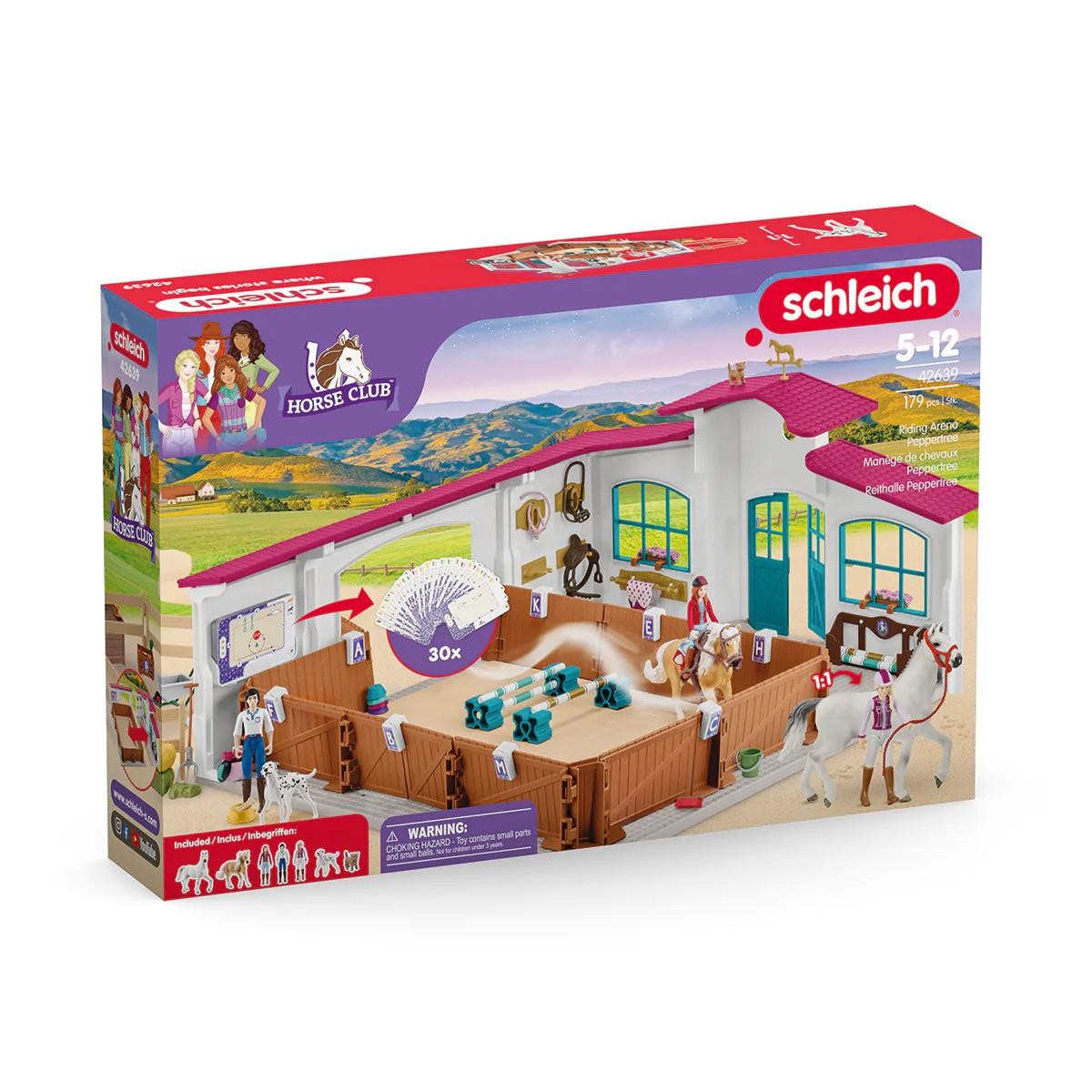 Peppertree Riding Arena Horse Club Playset by Schleich 42639