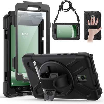 Gerutek Case for Samsung Galaxy Tab Active 5/3 8, Black 