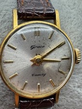 Vintage Ladies Citizen Grace 19 Jewels Gold Plated Mechanical Watch WORKS