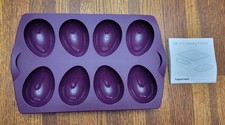 Nowa silikonowa forma do pieczenia Tupperware w kształcie jajka fioletowa kapusta kolor 