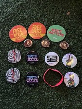 Charlie Kirk Memorial buttons pins stickers  more