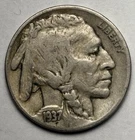 1937 Indian Head, Buffalo Nickel. Bold Date!!  Nice Coin!!