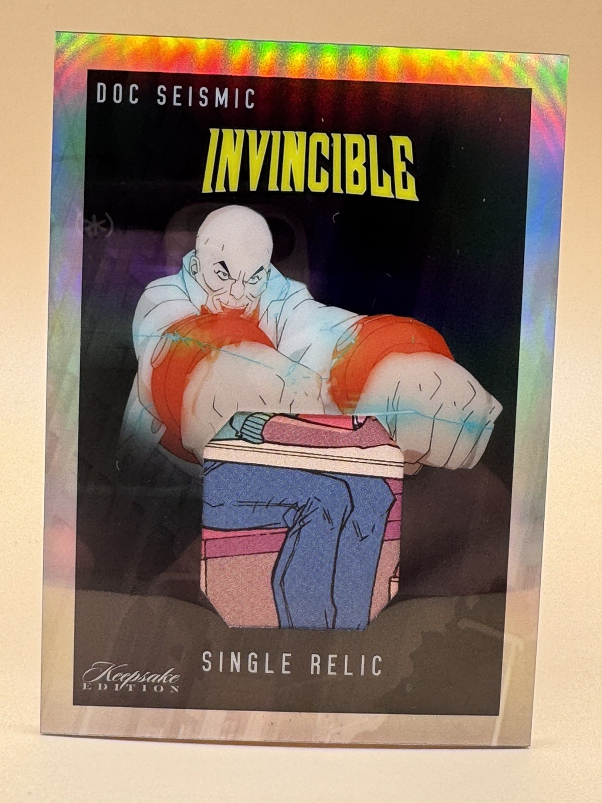2025 Keepsake Invincible Doc Seismic Single Relic Silver #467