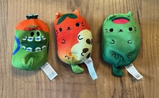Cat VS Pickles Lot Chomper Tini And Adam Collectible Bean Bag Plush Ships Fast