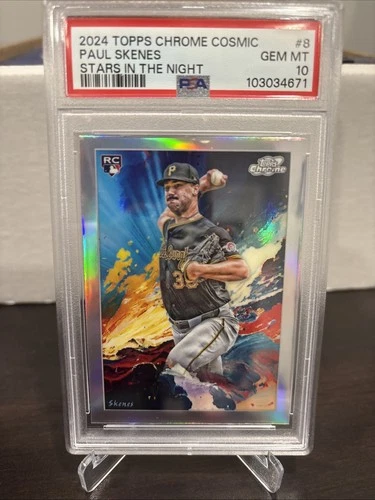 2024 Topps Cosmic Chrome - Stars in the Night Paul Skenes #STN-8 (RC) PSA 10 GEM