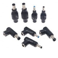 DC Power Adapter 7.4x5.0mm 4.5x3.0mm to 5.5x2.1/2.5mm female Plug for Dell HP