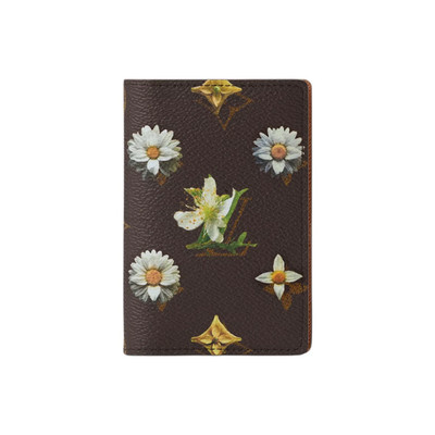 LOUIS VUITTON Monogram Floral Canvas Wallet for Men Brown