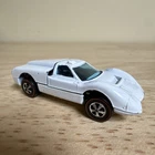 1968 Hot Wheels Redline Ford J-Car - Enamel White - HK - Great Shape
