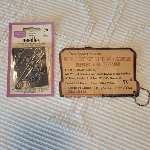 Vintage 1960's Sewing Needles & Booklet