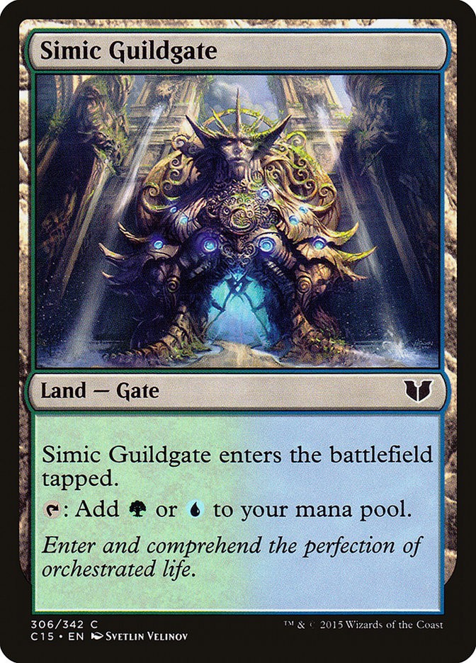 MTG Magic the Gathering Simic Guildgate (306/392) Commander 2015 MP