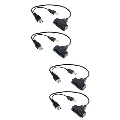 4 Stück USB an -Datenzeile USB 2.0 Easy Drive Kabel Festplattenkabelzubehör