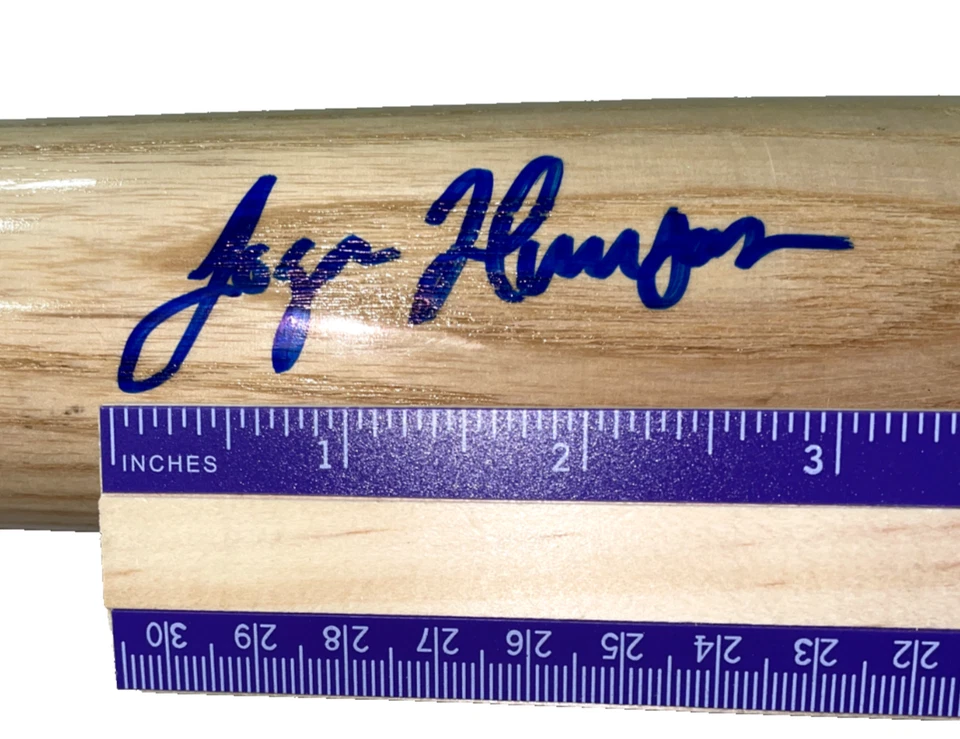 FIRMADO A MANO AUTOGRAFIADO RAWLINGS BIG STICK BAT LOGAN MORRISON CERTIFICADO DE AUTENTICIDAD JSA Foto 3 de 4