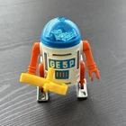 Vintage Star Wars 1980 Bootleg Playmobil R2D2 Figure EXCELLENT CONDITION 🟠⚪️🔵