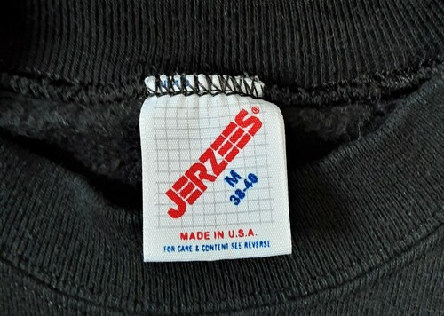 Vintage 80er Jahre Happiness Is Jersey Sound Raglan Sweatshirt 1980er Jahre Trikots USA dünn M - Bild 12 von 12