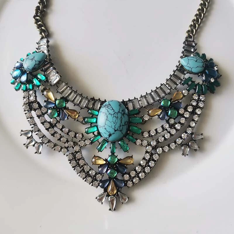 Nuevo Collar Distintivo Collar 18" Regalo Vintage Mujeres Fiesta Joyería Foto 2 de 3