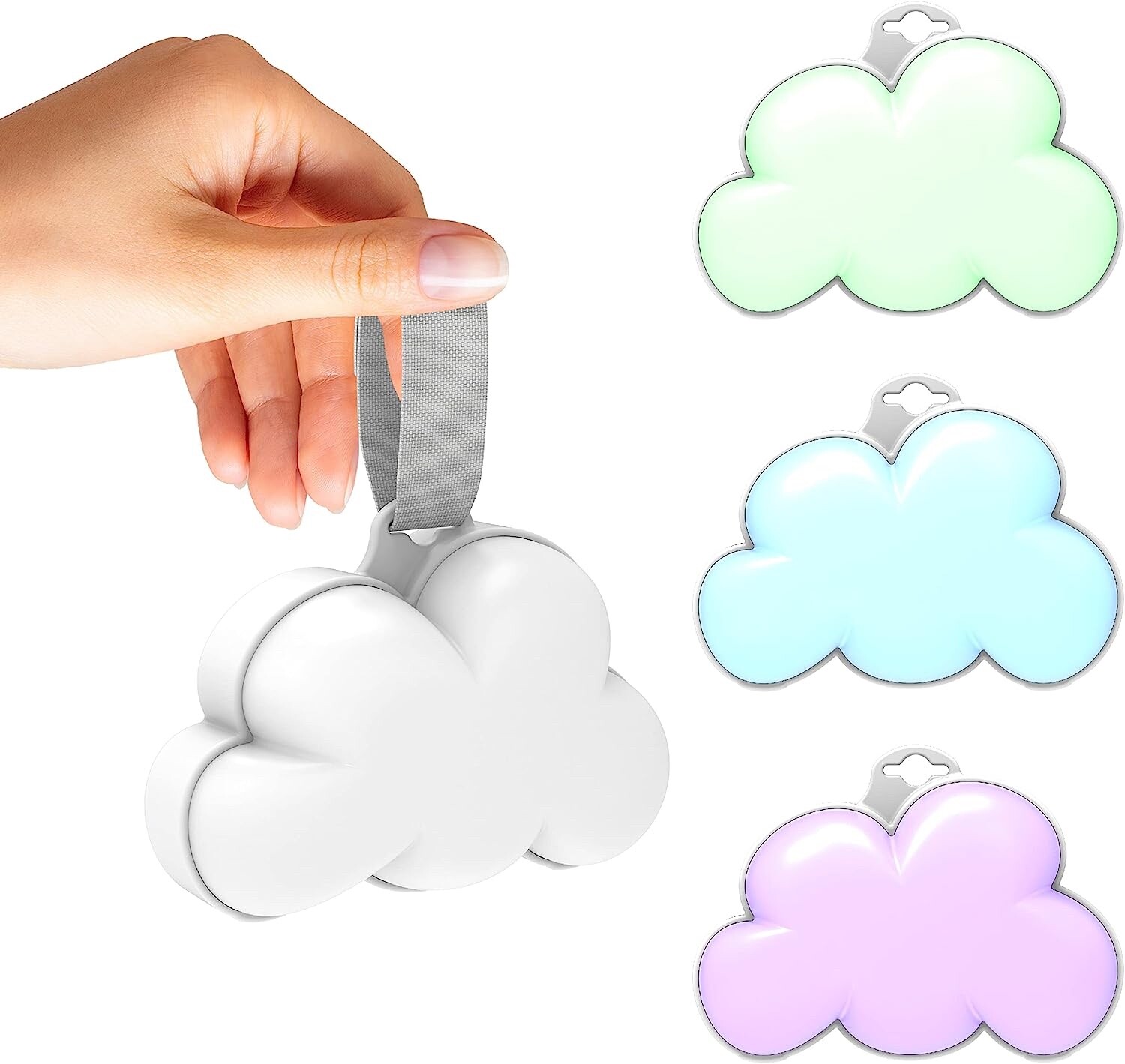 Pure Enrichment PureBaby Cloud Portable Sound Machine and Night Light - 15 Sound-image