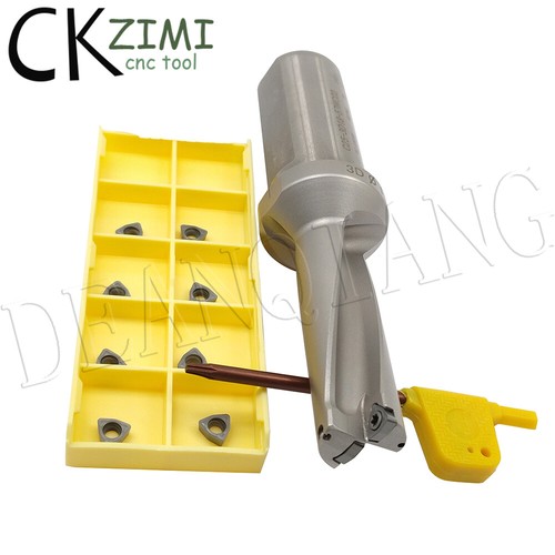1× WCΦ18-3D-C25 18mm WC/SP/WD CNC Indexable U Drill + 10Pcs WCMT030208 3mm - Foto 3 di 8