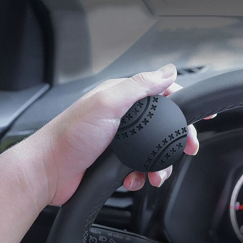 Black Universal 360° Rotation Car Steering Wheel Booster Ball Auto Accessories - Bild 5 von 16