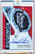 2020-21 Flux Isiah Thomas Equinox Autographs FOTL Red Scope Auto #EQ-IST (1/1)
