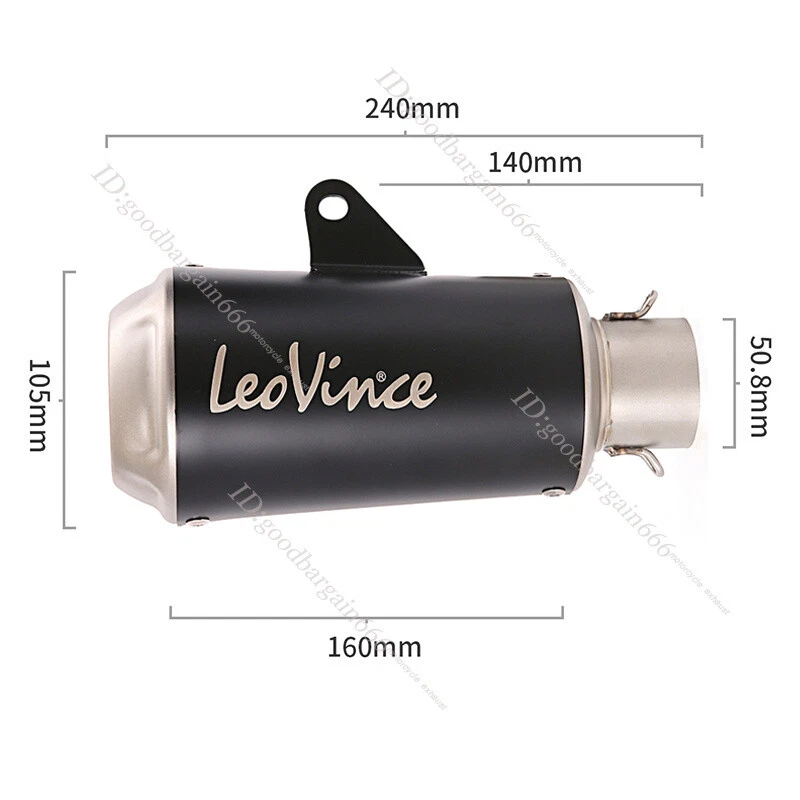 Silenciador de tubo delantero sistema de escape completo para Honda CBR500R CB500F/X 2013-2025 Foto 3 de 4