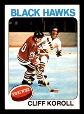 1975 OPC O-Pee-Chee Hockey #139 Cliff Koroll NM/MT *e1