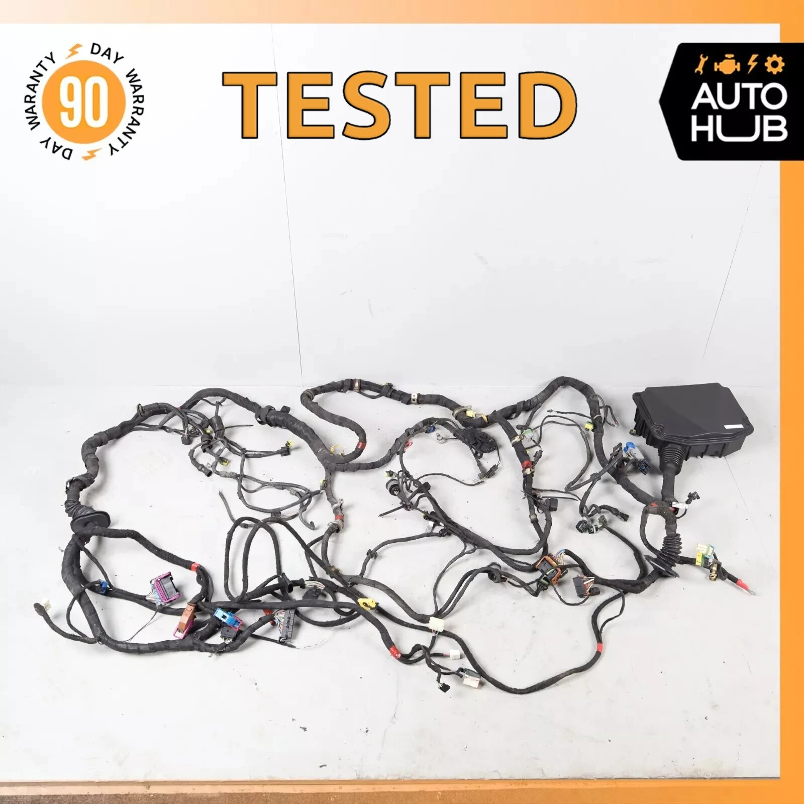 04-08 Maserati Quattroporte M139 4.2L Engine Motor Bay Wire Harness Fuse Box OEM