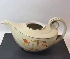 Vtg Hall's Jewell Tea Aladdin Lamp Tea Pot Ceramic Replacement TEAPOT ONLY READ
