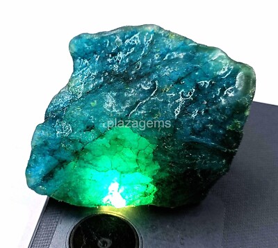 357 Ct Earth Mined Rough EGL Certified Sky-Blue Aquamarine Loose Gemstone 4OUE