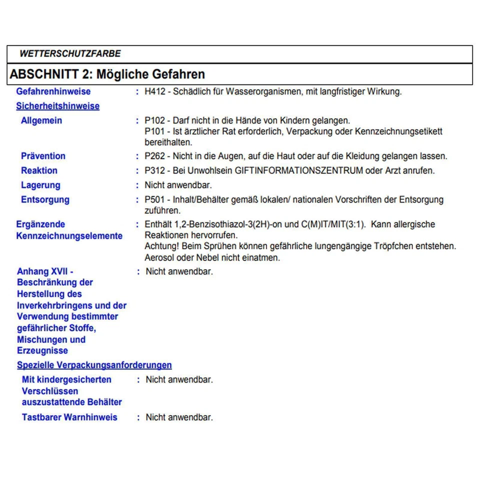 Consolan Wetterschutzfarbe 5 l Deckend Außen Dauer Holzschutzlack Imprägnierung - Bild 4 von 4
